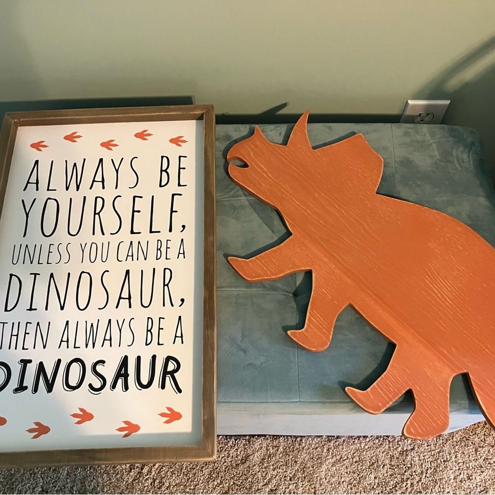 Dinosaur Artwork kids room